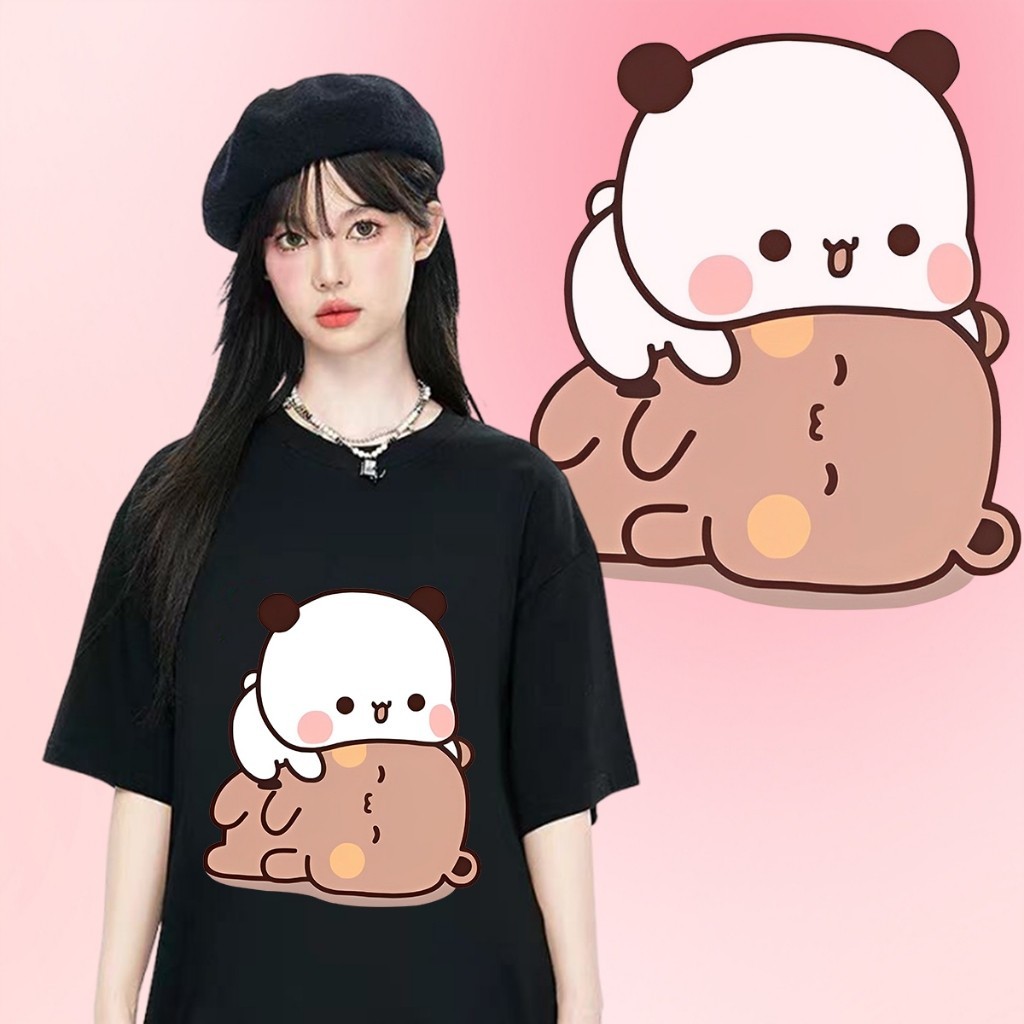 (COD/24ชั่วโมง)เสื้อ Bubu Dudu T-shirt#04 ผ้าCotton 100% ใส่ได้ ทั้ง ชาย ใส่สบาย ไม่หด ไม่ย้