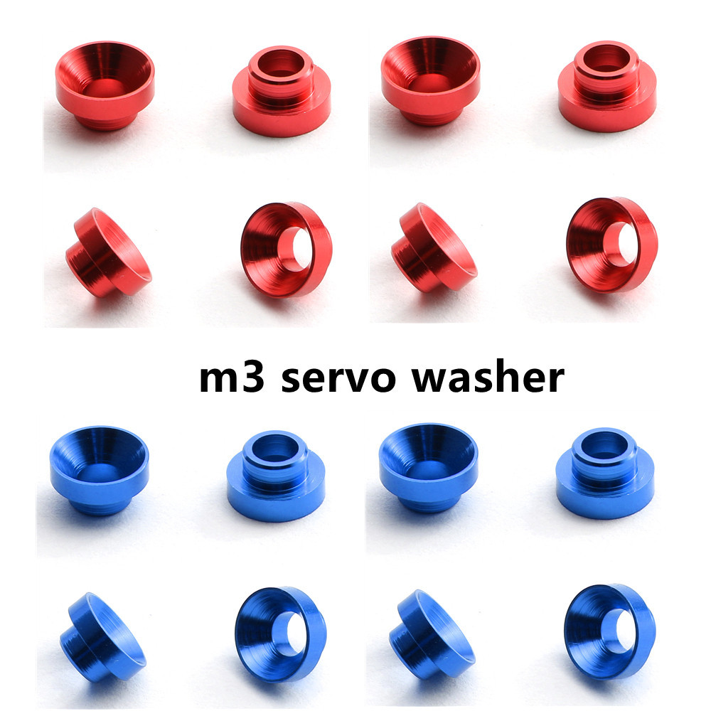 16pcs M3 Servo เครื่องซักผ้า Spacer ปะเก็นชุดสําหรับ RC รถเรือ Steerig เกียร์ FUTABA SANWA VP-PRO HITEC SAVOX