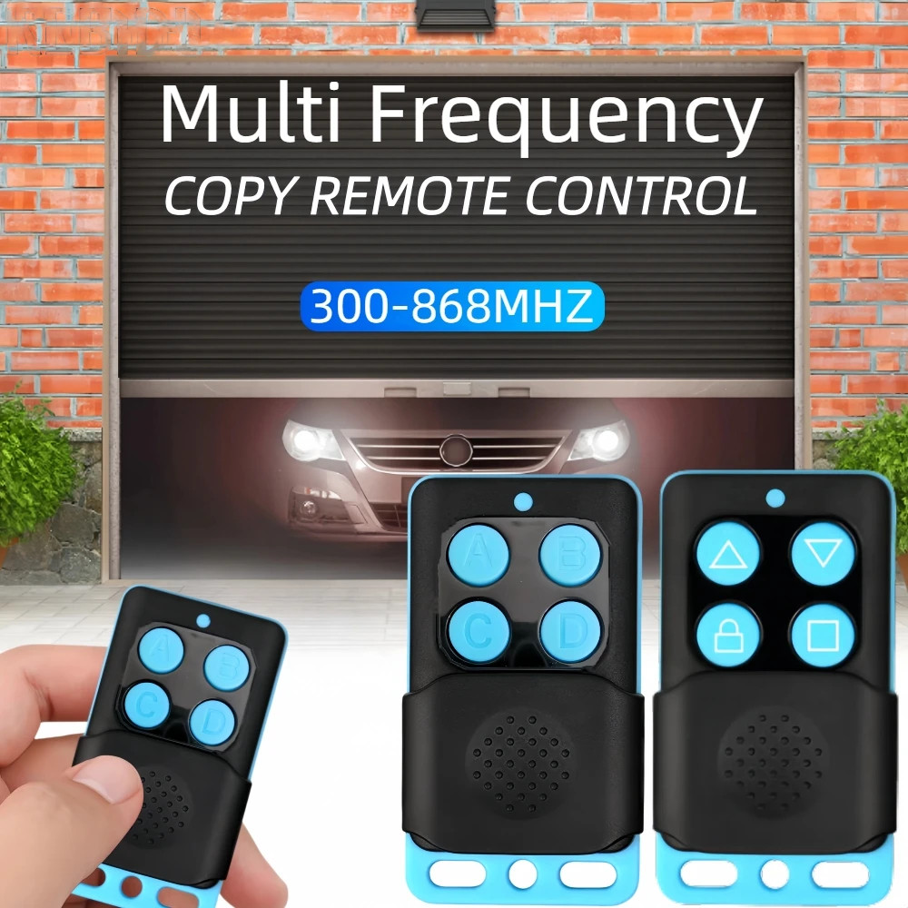 300-868mhz RF Duplicator รีโมทคอนโทรลอัตโนมัติสําเนารีโมทคอนโทรลรหัสคงที่ 433 mhz 315Mhz รีโมทคอนโทรลไร้สายสําหรับประตูโรงรถประตู