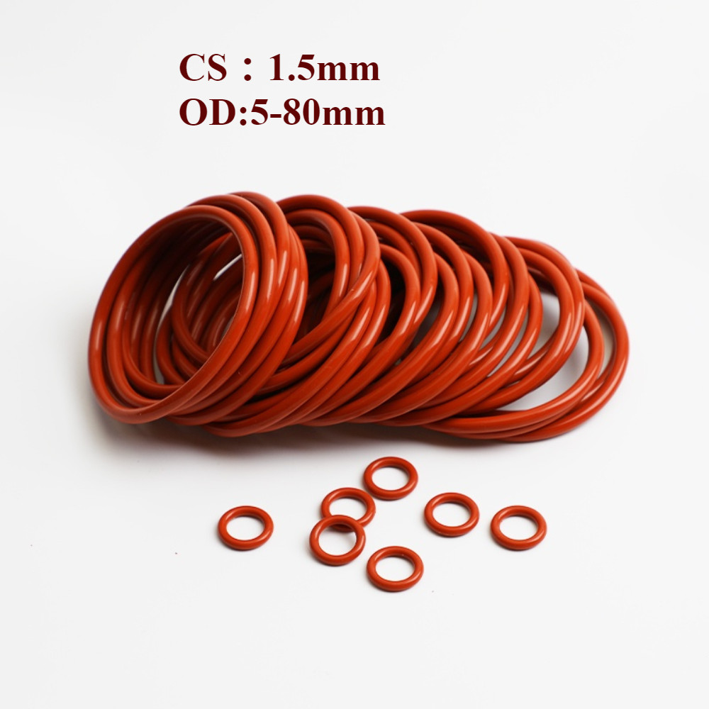 [FGH-y] โอริง ORing O-ring ยางโอริง VMQ เลือกขนาดได้ (OD5-80mm * CS1.5mm)