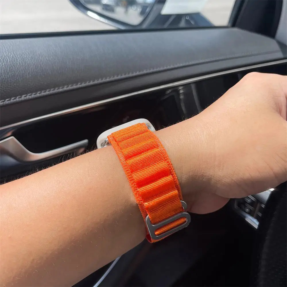 Alpine Loop สําหรับ Samsung galaxy watch Ultra 7 สายไนลอนผู้ชายผู้หญิงกีฬา Watchband สายรัดข้อมือสําหรับ Samsung galaxy Watch Ultra7