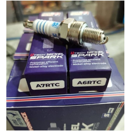 [ มอเตอร์ STD / STD SPEC ] UR U-TECH NICKEL SPARK PLUG UMA RACING A6RTC & A7RTC & B8RTC