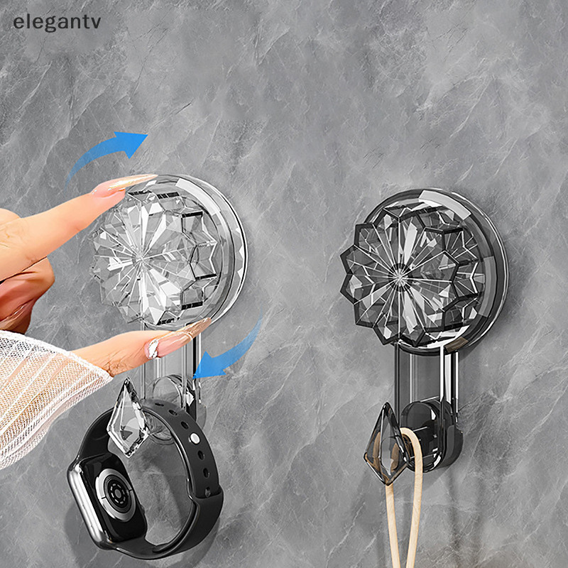 Egn Strong ดูดถ้วย Hook Reusable Heavy Duty สูญญากาศดูดถ้วยแก้ว Hook Window Wall ห้องครัวห้องน้ํา Hook สําหรับผ้าเช็ดตัว N ราคา ถูกที่สุด ดีลบีเคเค แกลเลอรีภาพที่ 4