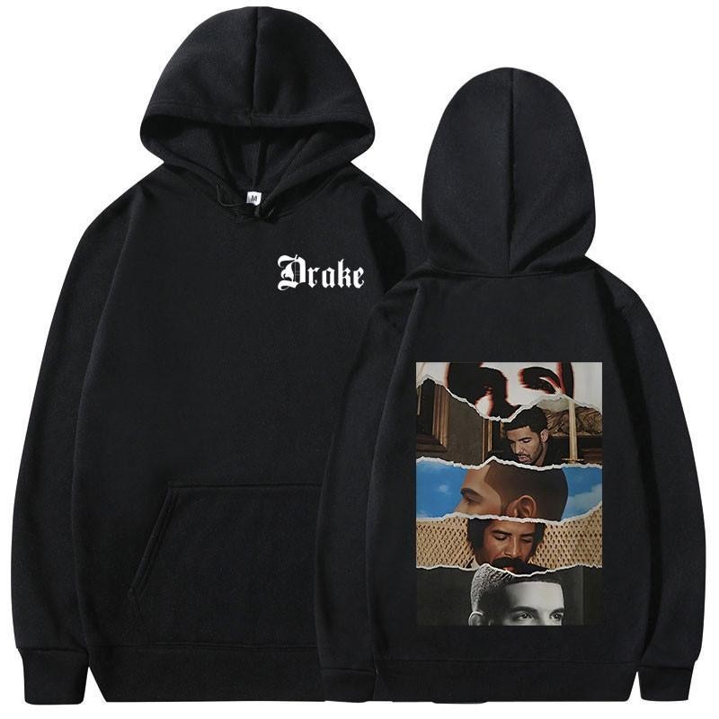 เสื้อฮู้ด KPOP Rapper Drake Music Album Cover Graphic Aesthetic Gildan Autumnwinter Oversize Round N