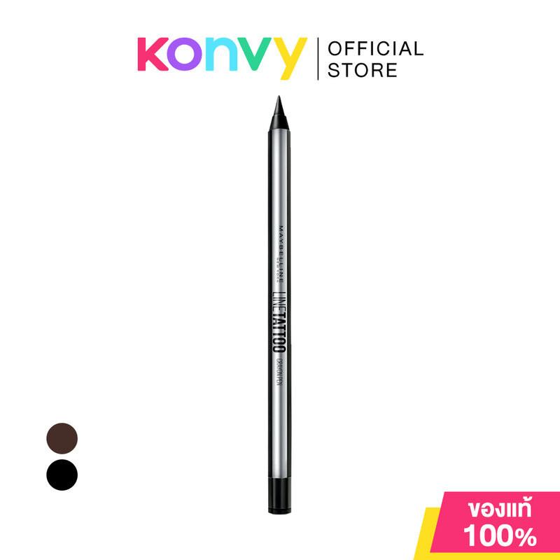 Maybelline New York Line Tattoo Crayon Liner 0.4g เมย์เบลลีน นิวยอร์ก อายไลเนอร์แบบดินสอ.