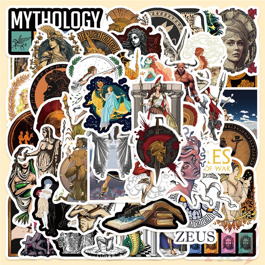 ❉ สติ๊กเกอร์เทพนิยายกรีก Aesthetics Series 01 ❉ 50 ชิ้น/เซ็ตกันน้ํา DIY Fashion Decals สติ๊กเกอร์ Doodle