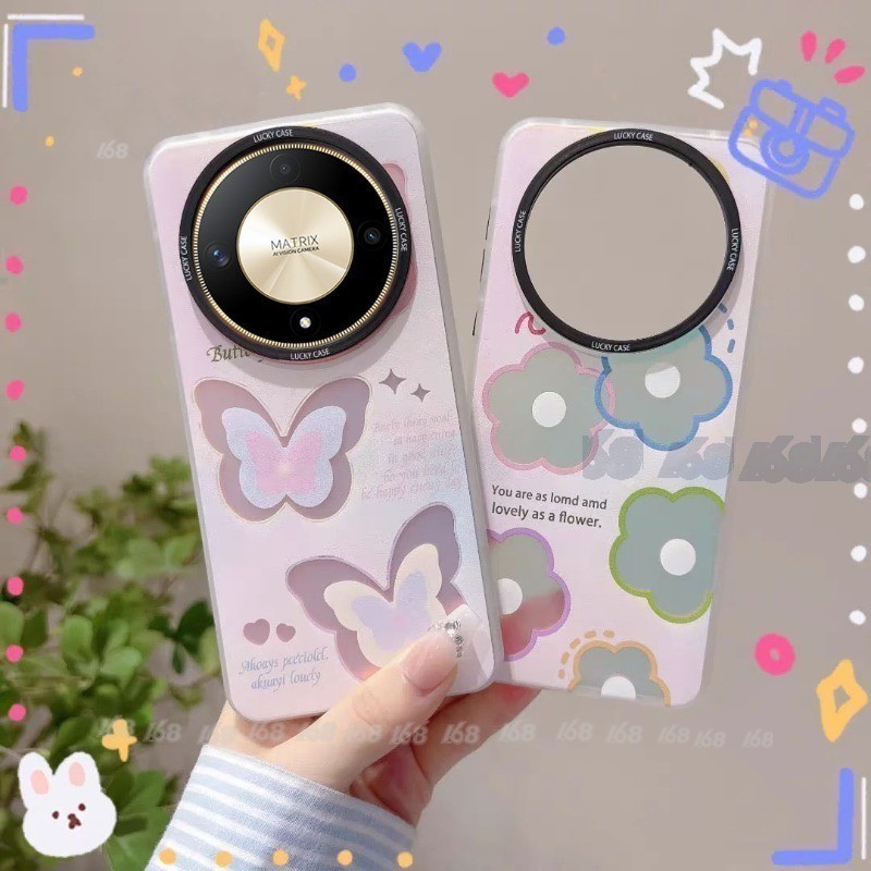 เคส Honor X9B X9A 5G เคสกันกระแทกแข็งด้านพร้อมตัวป้องกันกล้อง IMD 2-in-1 เคส