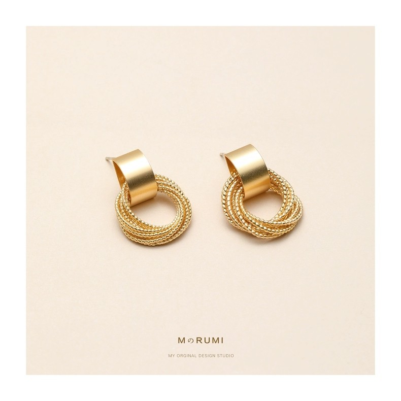 IRIS VINTAGE x MのRumi l Mind earrings VT072902 เครื่องประดับ ทอง 18k ตุ้มหู