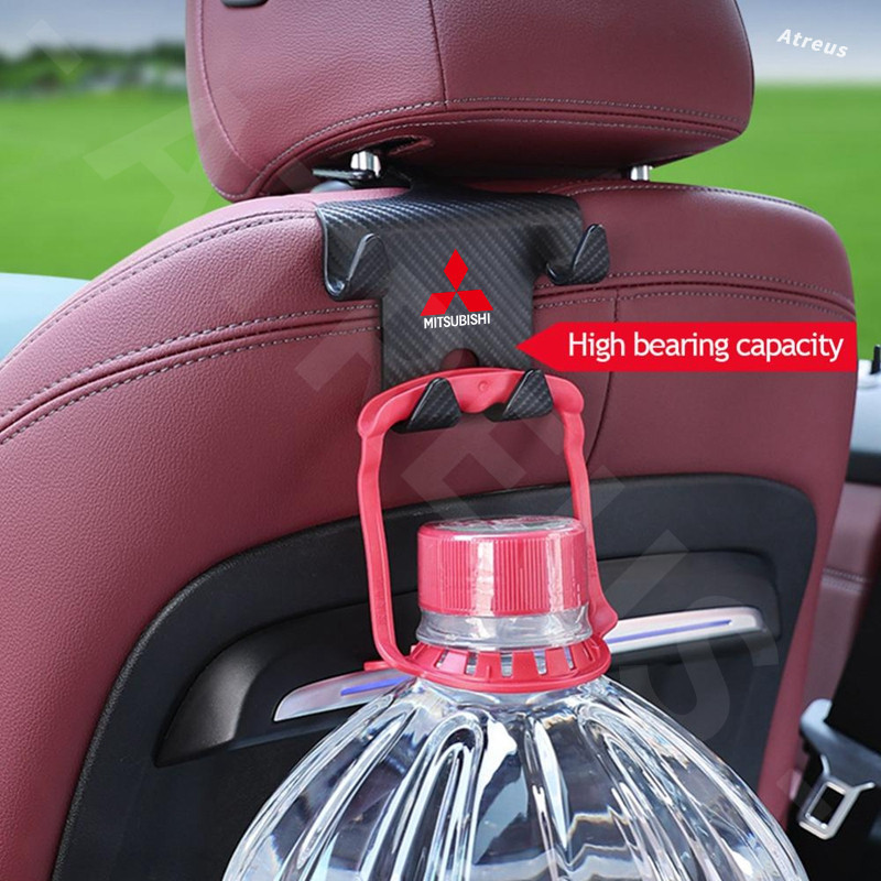 1ชิ้น Mitsubishi ตะขอเเขวนในรถยนต์ ตะขอเก็บของ ตะขอที่แขวนของหลังเบาะรถยนต์ ที่วางโทรศัพท์มือถือในรถยนต์ ตะขอเอนกประสงค์บนรถ สําหรับ Mitsubishi Xpander Cross Triton Grandis Attrage Mirage Outlander Xforce Pajero Sport ASX - รูปที่ 3