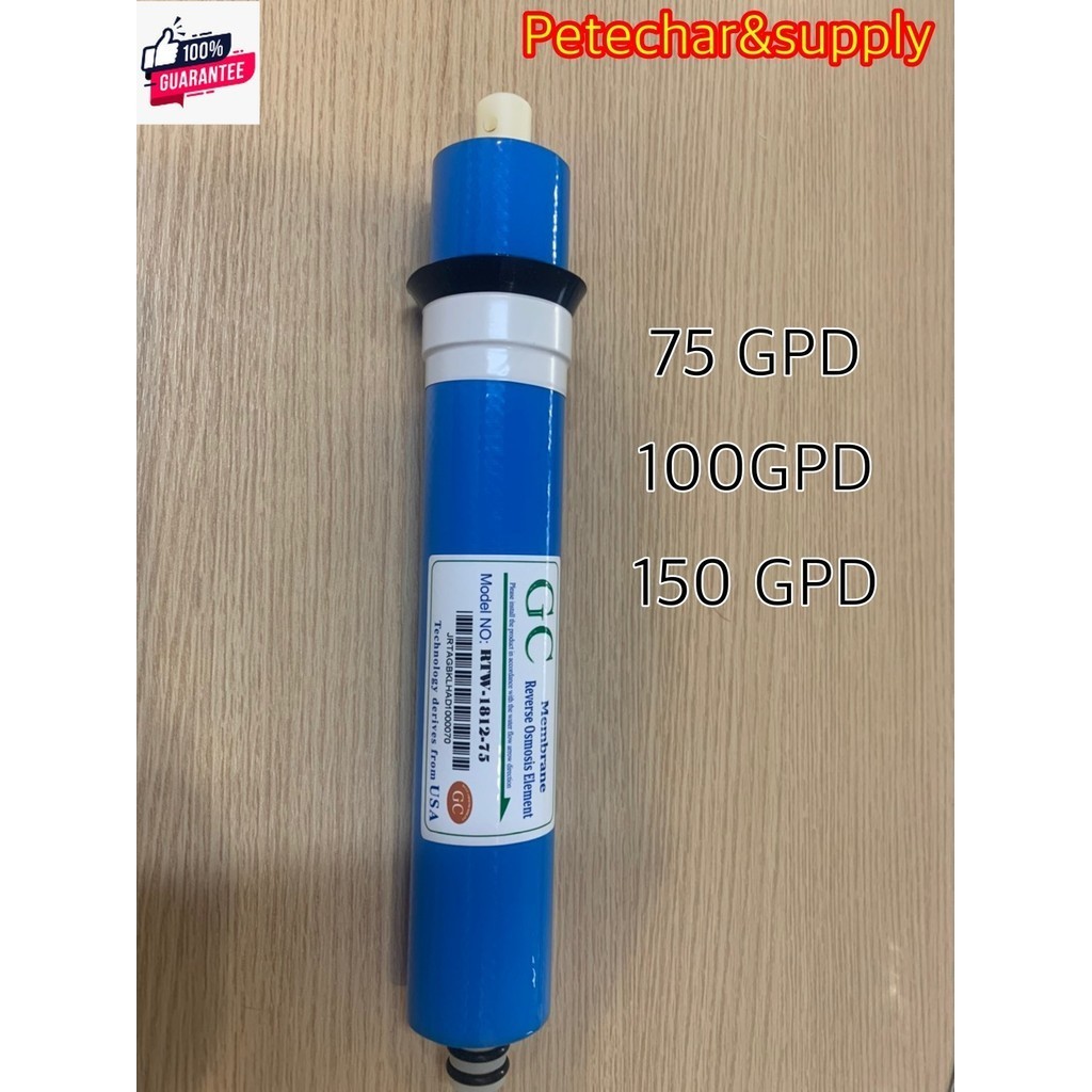 ไส้กรองน้ำเมมเรน RO 150 GPD RO Membrane GC ไส้กรองน้ำ RO Reverse Osmosis 1ชิ้น
