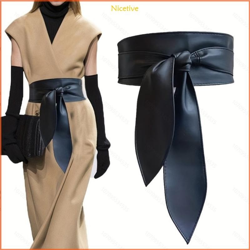 Nice สาว Elegant เข็มขัดเอว Self Tie สําหรับจัดเลี้ยง Idol เครื่องแต่งกายเข็มขัดเอวสําหรับชุด Obi เข็มขัดกว้าง Self Tie Body Je
