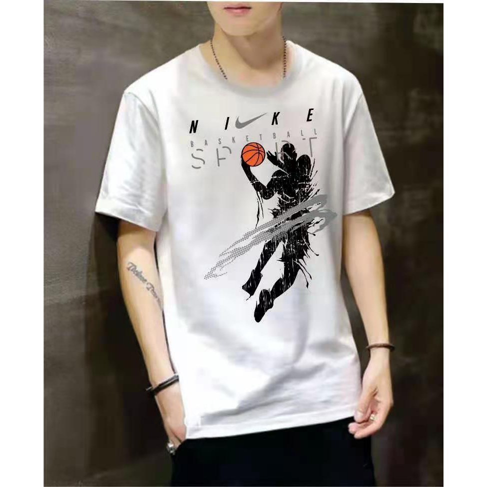 High qualityJORDAN Printed T'Shirt for Men Short Sleeved Men's Summer Casual Cotton T-Shirt