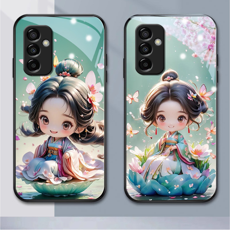 SAMSUNG น่ารักsamsungแก้วเคสโทรศัพท์samsunga345g A01 A02 M02 A03 A04 A11 M11 A135G A04S A14 A735G A545G A535G A515G A50S A30S A425-18) (HB50A42)