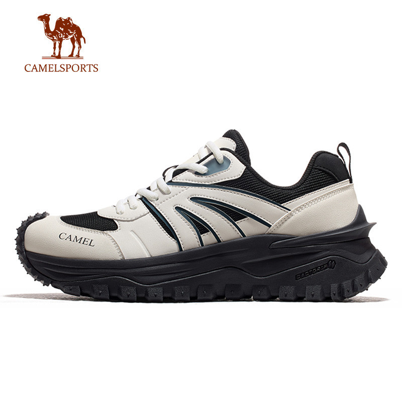 CAMEL SPORTS รองเท้ากีฬากลางแจ้งผู้หญิงสบายๆลื่น Shock-Absorbing หนา Soled Mountaineering เดินป่า