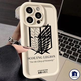 Soft Cool Attack on Titan Case ที่เข้ากันได้สำหรับ Realme 11 C51 C67 C11 C51s C12 C53 C25 Note 50 C55 C15 7i C20 6i 5i