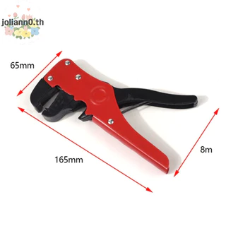 Joliann0 0.25-6.0 มม.คีมปอกอัตโนมัติสายแบบปรับได้เครื่องตัดลวด th