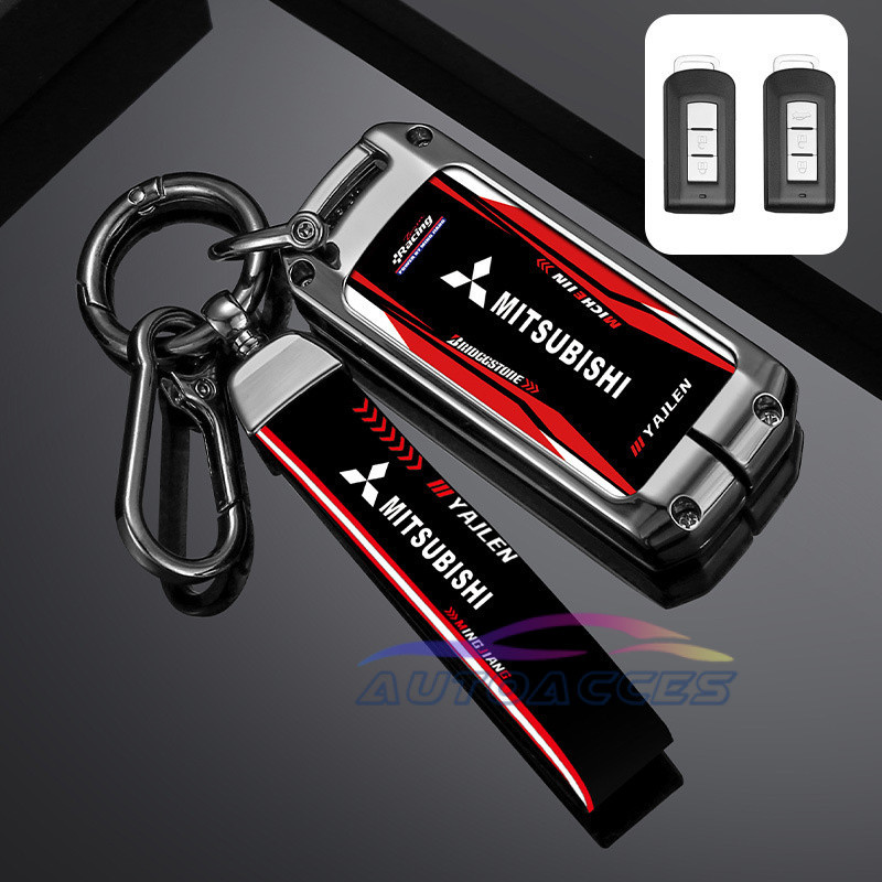 ฝาครอบกุญแจรถ Key FOB ptotect สำหรับ MITSUBISHI Xpander Outlander 3 ascolt Lancer Grandis Pajero Sport Eclipse CROSS Montero Xpander REMOTE Key ผู้ถือ SHELL