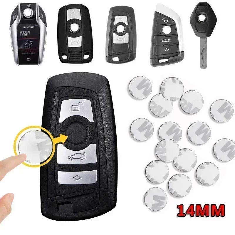 New 11mm 14mm Fob Car Logo Sticker for Car Remote Control Key For BMW M E34 E36 E60 E90 E46 E39 E70 