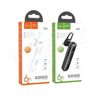 Hoco E63 แท้100% หูฟังบลูทูธ เสียงดีเบสแน่น ความจุของแบตเตอรี่: 70mAh ไร้สาย Hoco_Store.