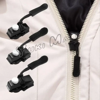 Yuki ชุดซิปซ่อม 3 ขนาดแตกต่างกัน ถอดออกได้และติดตั้งได้ Zipper Head
