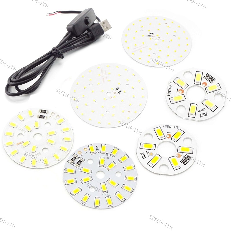 ชิป LED ลูกปัดพื้นผิว 2W 3W 5W 10W หลอดไฟหรี่แสงได้แหล่งกําเนิดแสง SMD 5730 แสงสีเดียว DIY DC 5V USB 501 สาย @ F3TH