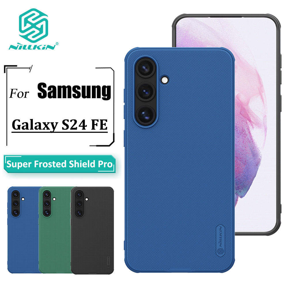 Nillkin Super Frosted Shield Pro สําหรับ Samsung Galaxy S24 FE เคสโทรศัพท์ Ultra Thin Matte TPU + PC ป้องกันลายนิ้วมือกันกระแทกฝาหลัง