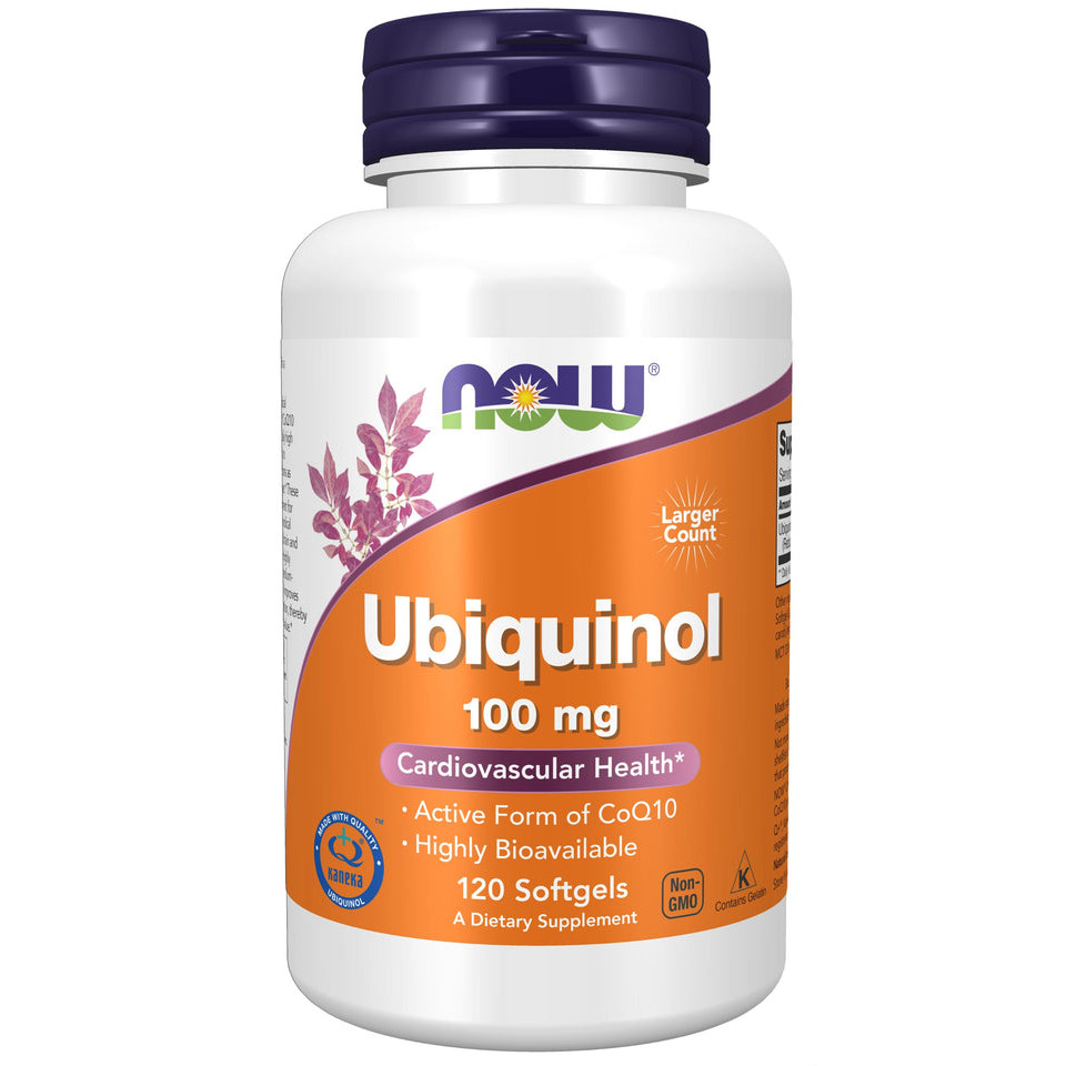 Now อาหารเสริม Ubiquinol 100 มก. - 120 ซอฟท์เจล