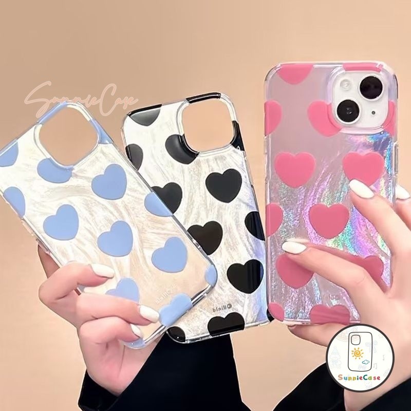 หัวใจรักย้อนยุค การ์ตูน เคส OPPO A15 A7A17 A78 A31 A16K A57 A38 A9 A58 A3s A9A1K Reno 8T 6 11 10 5 แฟชั่น เคสโทรศัพท์