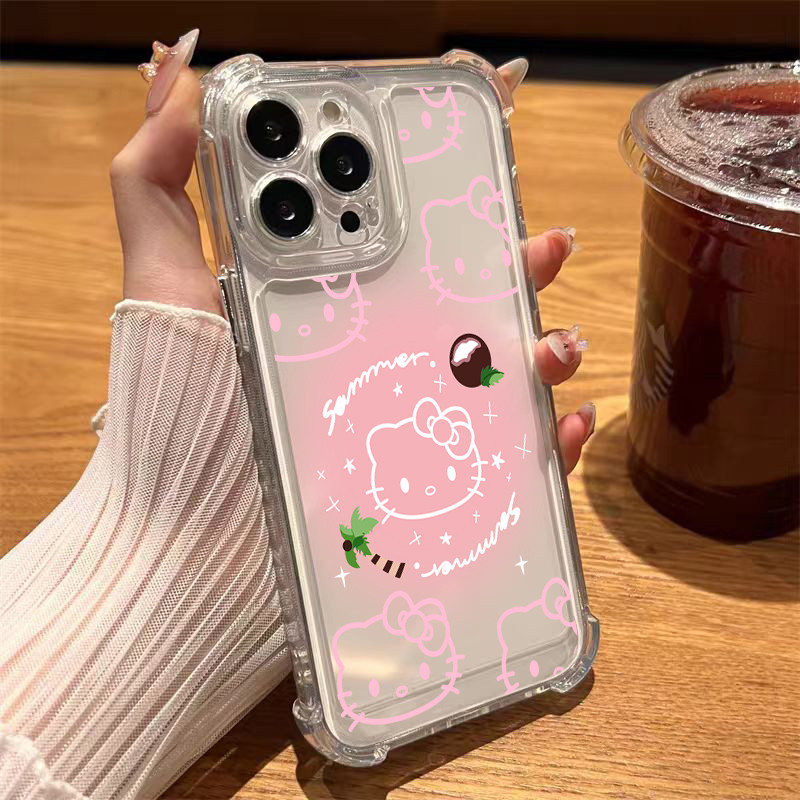 CASE นิ่มกันกระแทกเคสโทรศัพท์ สำหรับรุ่น เคสสำหรับ 13/12/14 Plus Pro Max 8/7 Plus X/XR 11 12pro ลูกแมวเรืองแสง
