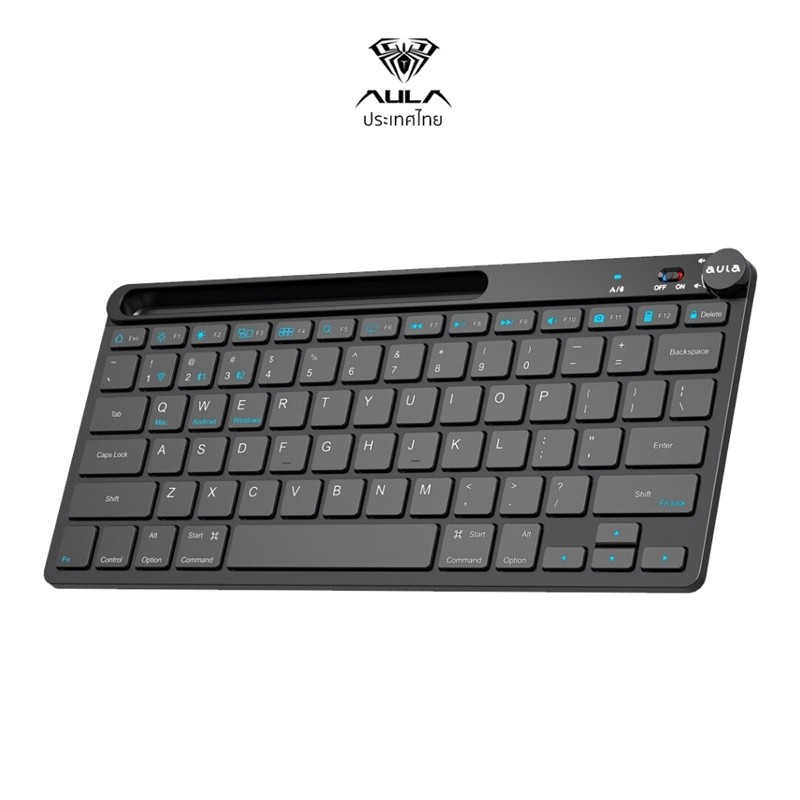 AULA AK205A Wireless & Bluetooth Keyboard คีย์บอร์ดไร้สายและบลูทธ คีย์ไทย รับประกันศูนย์ไทย 2 ปี