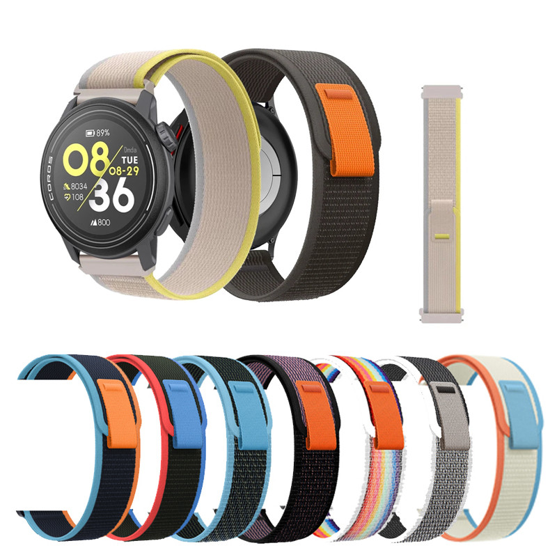 Trail Loop สายไนลอน Velcro สายกีฬาสําหรับ COROS APEX 2 Pro 42 มม. 46 มม. PACE 2 3