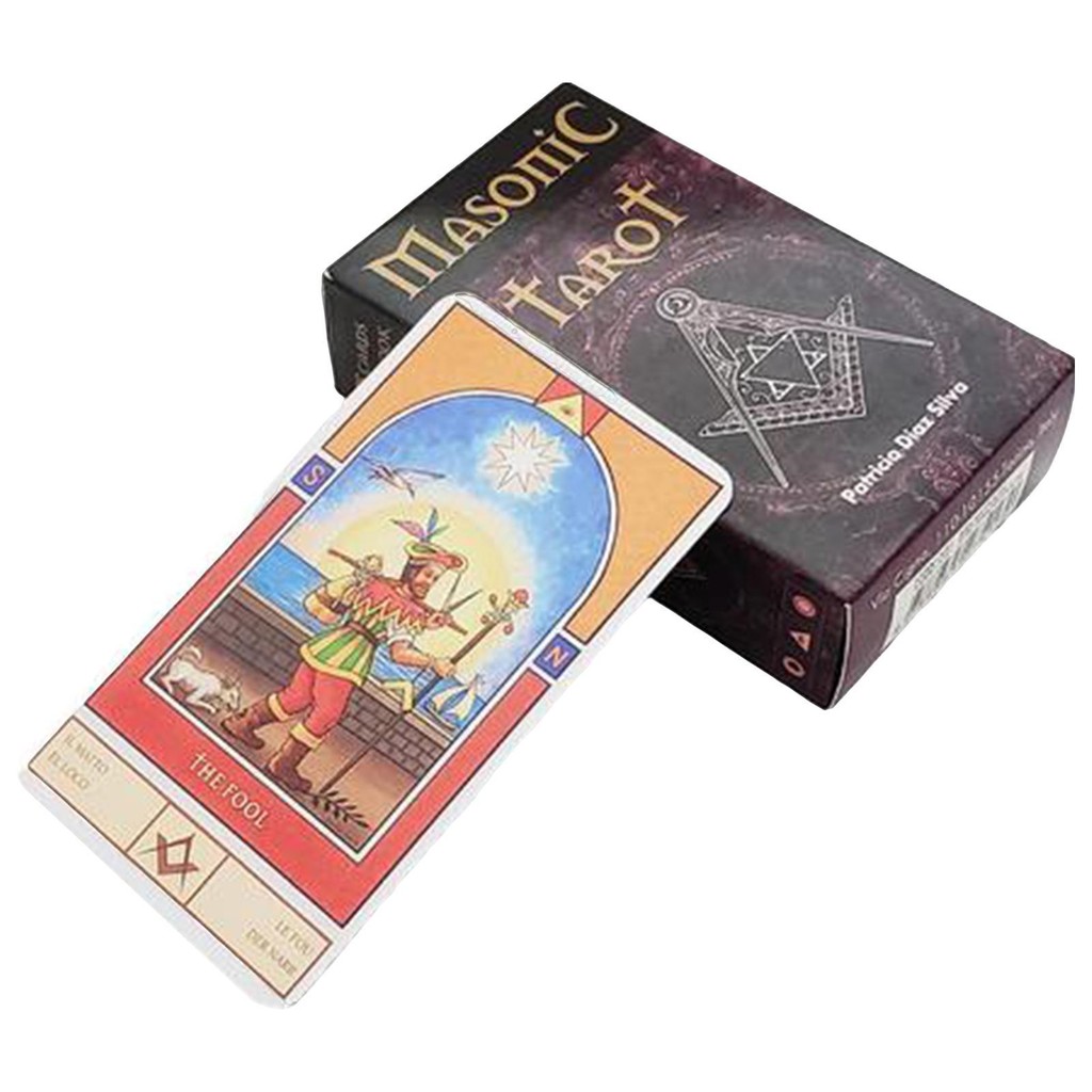 Masonic Tarot Tarot สําหรับผู้เริ่มต้น 78 การ์ด fortune Tarot เกม Esoteric fortune Telling Tarot verasath