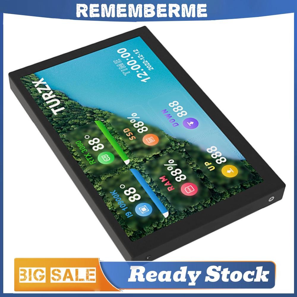 5 นิ้ว IPS หน้าจอรองคอมพิวเตอร์ขนาดเล็กจอแสดงผล USB PC CPU GPU RAM HDD Monitor