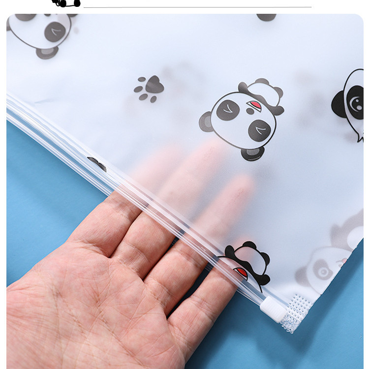[กันน้ำ] drawstring BAG Storage Organizer transparent Matte Storage BAG Travel cosmetic toiletries