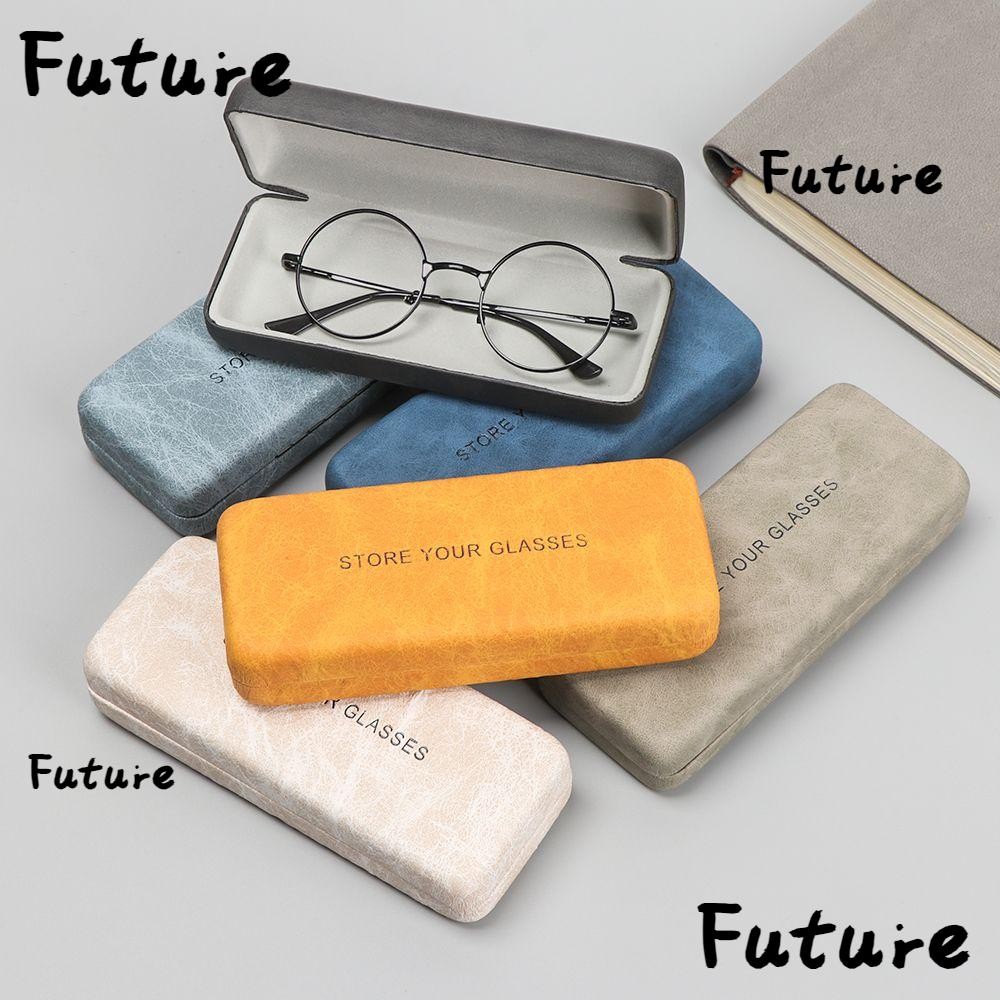 Future กล่องใส่แว่นตาอ่านหนังสือ แบบหนังแข็ง กันน้ํา หลากสี แฟชั่นสําหรับผู้ชาย และผู้หญิง