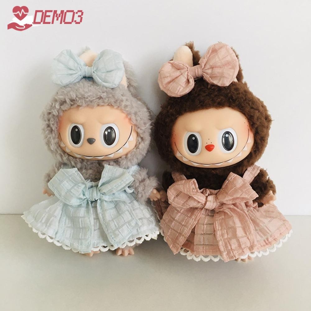 [ดีโม3] ขายเฉพาะเสื้อผ้า,|Pure Handmade Labubu Doll Clothes อุปกรณ์ตุ๊กตา 17 ซม. น่ารัก