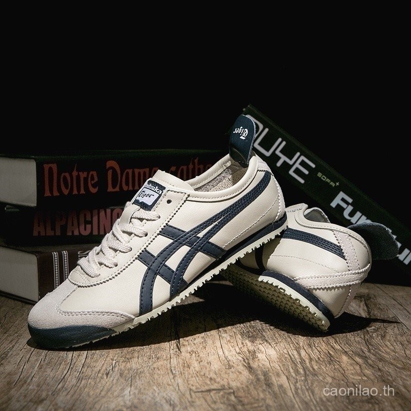 Onitsuka Tiger (Onitsuka Tiger lambskin) เม็กซิโก66รองเท้าผู้ชาย EO3K