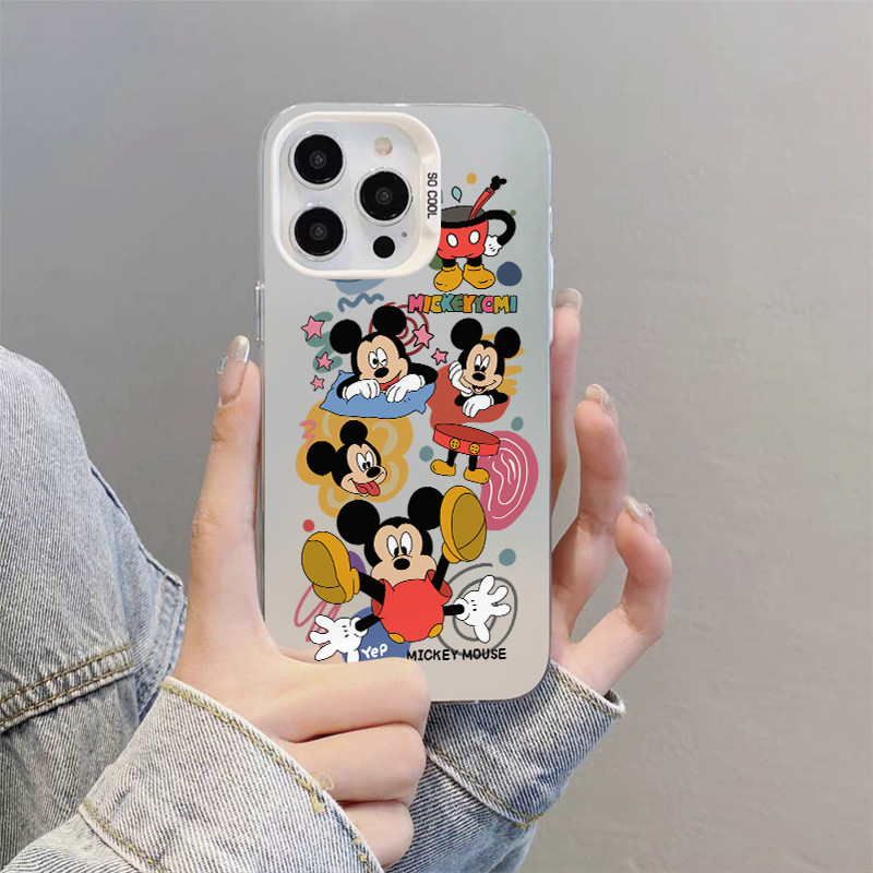 Poppa ส่งจากไทย เคสโทรศัพท์มือถือนิ่ม เคสไอโฟน กันกระแทก สําหรับ IPONE11 12 13 14 15PROMAX 78Plus XS/R XSMaxมิกกี้เมาส์