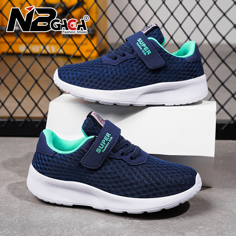 เด็กเด็กรองเท้าผ้าใบนุ่มน้ําหนักเบาระบายอากาศลื่นกีฬาวิ่งเดินสําหรับสาวเทนนิสตาข่ายรองเท้าขนาด28-40