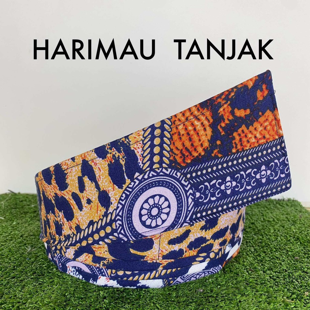 Hitam TANJAK FLORAL MALAY ADULTS & CHILDREN TANJAK มาเลเซียสีดํา