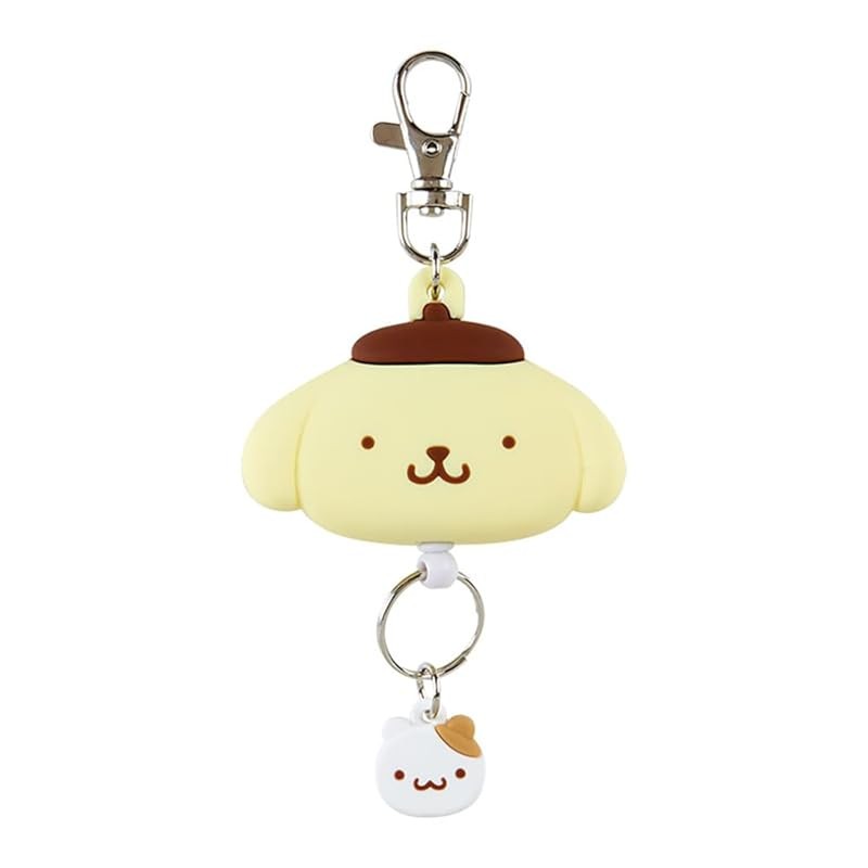 Sanrio Face Shaped Retractable Key Holder POMPOMPURIN Key Mascot POMPOMPURIN 136.41.8cm ตัวอักษร 168718 Sanrio Face Shaped Retractable Key Holder GUDETAMA Key Mascot GUDETAMA 15.4.31.8 ซม.ตัวละคร 169463 Sanrio ที่ใส่กุญแจแบบหดได้รูปใบหน้า Hanam