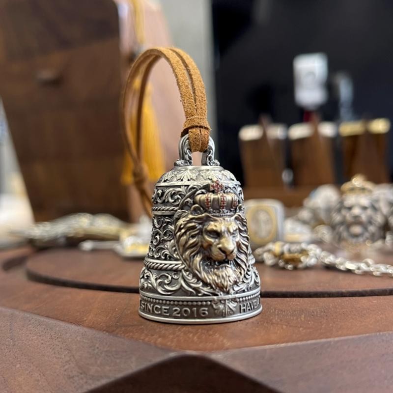 Volgan Lion King Bell Lion King Bell จี้ทอง กระดิ่งทองแดง