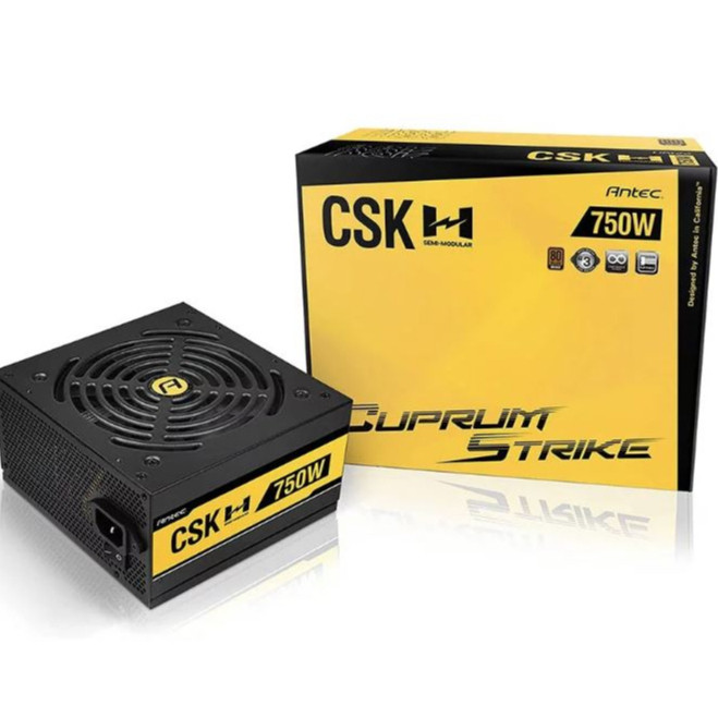 PSU ANTEC CSK750 750W 80PLUS BRONZE Semi-Modular : CSK750H POWER SUPPLY