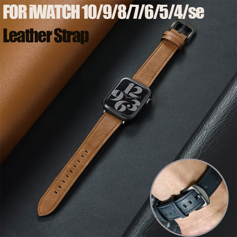 สายหนัง ซัมอาร์ตวอทช์ วงดนตรี เข้ากันได้กับ แอปเปิล ดู พิเศษ 3 2 49 มม. 46 มม. 44 มม. 45 มม. 42 มม. 41 มม. 40 มม. 38 มม. 11 10 9 8 7 6 5 4 3 2 1