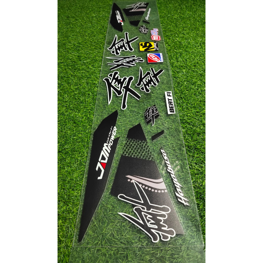 BEAT FI STRIPING 2012 ถึง 2025 HAYABUSA TRANSPARENT KICKER