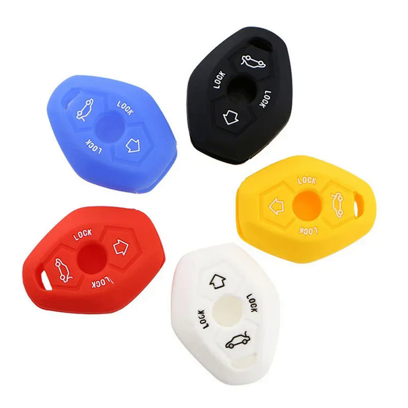 Car Styling Silicone Car Key Case Protector Cover Fit for BMW X3 X5 Z3 Z4 3 5 7 SERIES E38 E39 E46 E