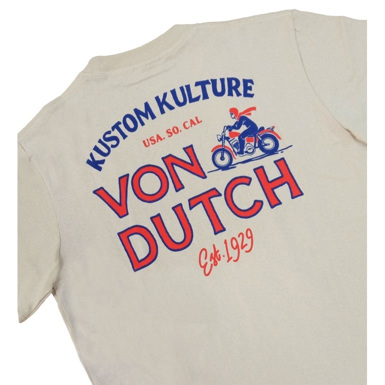 เสื้อยืด Von Dutch 0935 ครีม