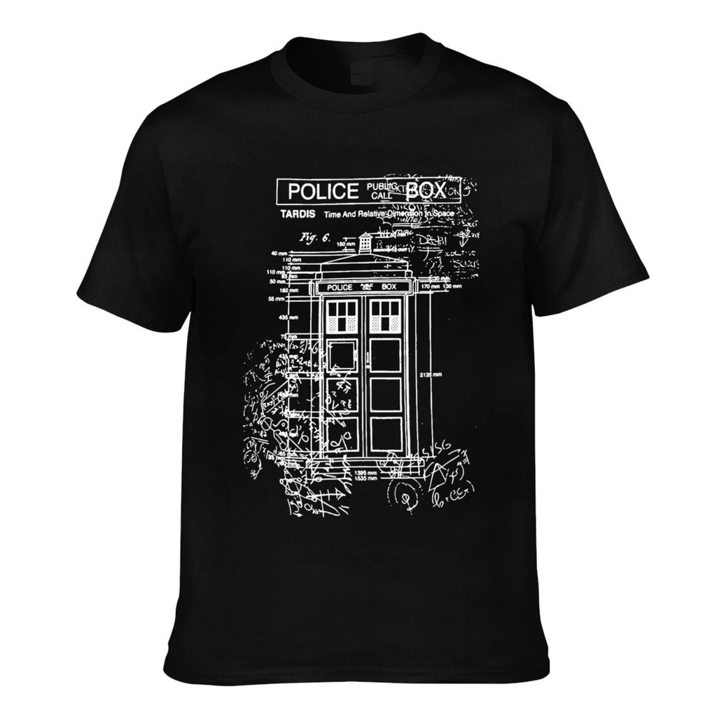 ออกแบบใหม่ Tartis Plan Doctor Who Mens Funny Tshirt