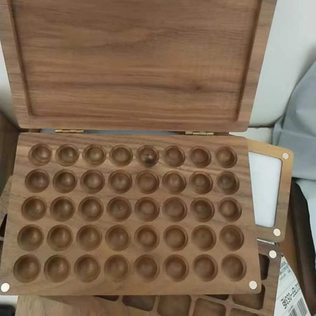 ไม้ blythe ตุ๊กตาตาแผ่นเก็บกล่องไม้ฐาน