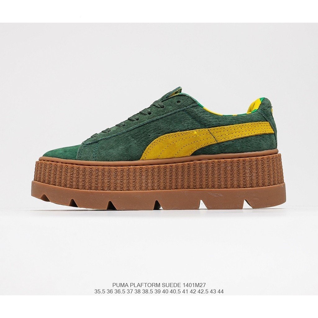 Y3po Puma Fenty creeper แพลตฟอร์มรองเท้า Rihanna รองเท้ากีฬาเพิ่มความสูงรองเท้าผู้หญิงรองเท้าลำลองรอ